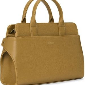 Matt and Nat Gloria Small Dwell Satchel Pomelo ( mustard yellow)